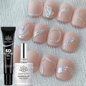 2er Set Aquarell-Nagellack & Modelliergel