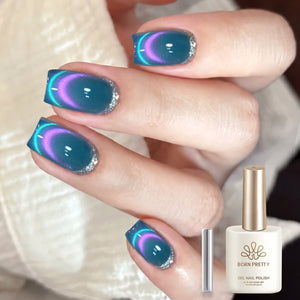 Chameleon Cat Magnetic Gel MY715 Stellar Shift 15ml Gel Nail Polish BORN PRETTY