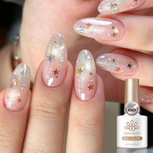 Glitter Cat Magnetic Gel MY726 Starry Sky 10ml Gel Nail Polish BORN PRETTY