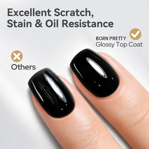 Strong Base Gel B01 & Glossy Top Coat B02 Set 16ml Base & Top Coat BORN PRETTY