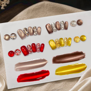 2pcs Set Cat Magnetic Gel & Glitter Gel Gel Nail Polish BORN PRETTY