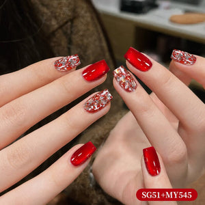 2pcs Set Cat Magnetic Gel & Glitter Gel Gel Nail Polish BORN PRETTY