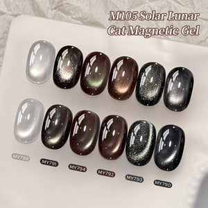 6 Colors Cat Magnetic Gel M105 Solar Lunar 7ml Gel Nail Polish BORN PRETTY