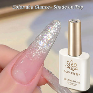 Jelly Gel TS75 Iridescent Velvet 15ml Gel Nail Polish BORN PRETTY