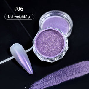 Gradient Pearly Mirror Nail Powder Nail Powder BORN PRETTY 06