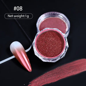 Gradient Pearly Mirror Nail Powder Nail Powder BORN PRETTY 08