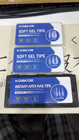 Soft Gel Tips False Nails Shine Myself