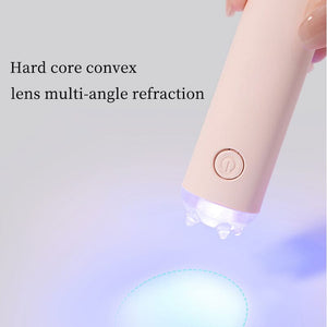 Pink Handheld Nail Lamp 3W Tools & Accessories No Brand
