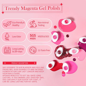 Red Gel Polish CG085 10ml Gel Nail Polish BORN PRETTY