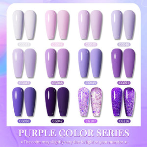 Purple Gel Polish CG042 10ml Gel Nail Polish BORN PRETTY