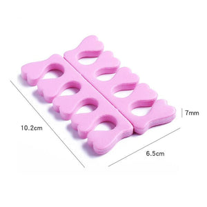 2pcs Pink Soft Sponge Finger Toe Separator Nail Tools BORN PRETTY