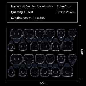 10pcs Clear Double-side Adhesive Tools & Accessories BORN PRETTY