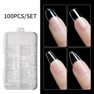 100Pcs/Box Transparent Nail Tips Tools & Accessories BORN PRETTY