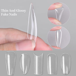 100Pcs/Box Transparent Nail Tips Tools & Accessories BORN PRETTY