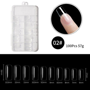 100Pcs/Box Transparent Nail Tips Tools & Accessories BORN PRETTY 02