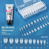 Nail Glue Gel Set Gel Nail Polish BORN PRETTY Nail Glue Gel Set1 