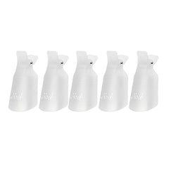 5pcs Transparent Gel Remover Nail Cap Clips Tools & Accessories No Brand 