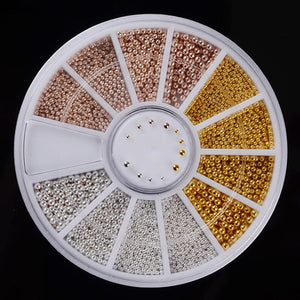 Metal Ball Nail Decoration in Wheel Nail Decoration BORN PRETTY 