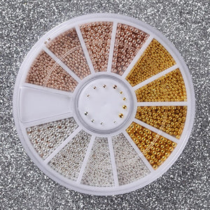 Metal Ball Nail Decoration in Wheel Nail Decoration BORN PRETTY 
