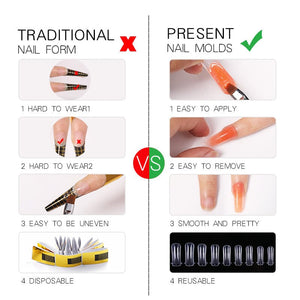 20pcs Extension Mold Nail Tips Extension Nail Gel BORN PRETTY 