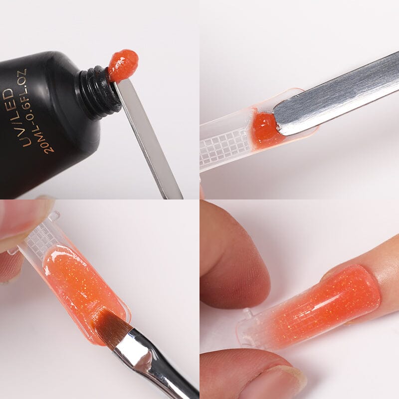 20pcs Extension Mold Nail Tips Extension Nail Gel BORN PRETTY 
