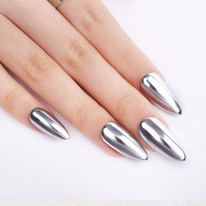 Metallic Mirror Effect Chrome Nail Powder #01 Nail Powder BORN PRETTY 