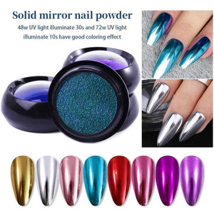 Metallic Mirror Effect Chrome Nail Powder #04 Nail Powder BORN PRETTY 