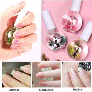 Natural Dried Flowers Cuticle Oil #01 15ml Nail Care No Brand 