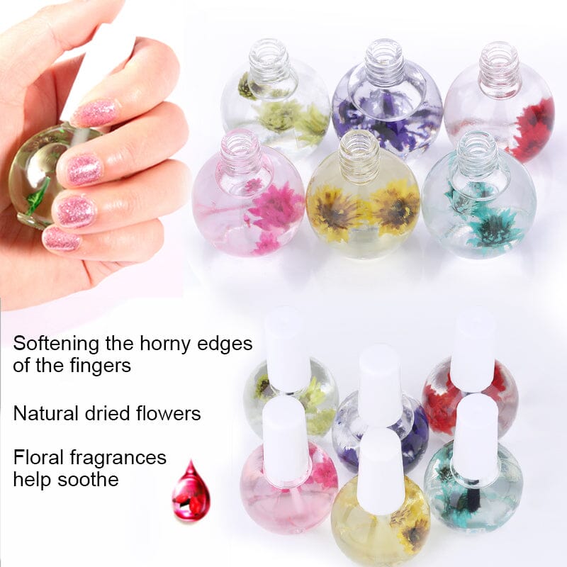 Natural Dried Flowers Cuticle Oil #03 15ml Nail Care No Brand 