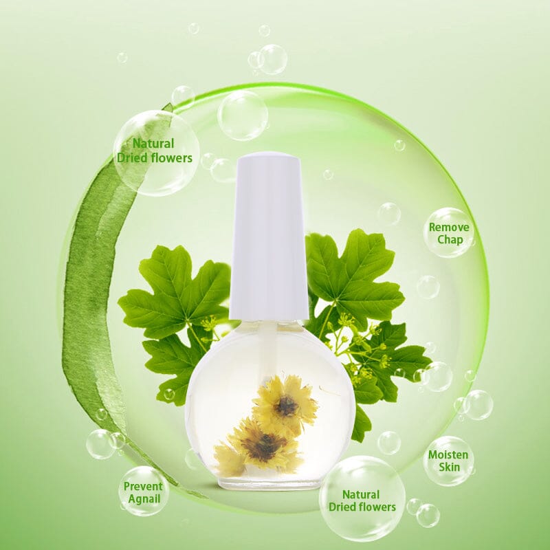 Natural Dried Flowers Cuticle Oil #03 15ml Nail Care No Brand 