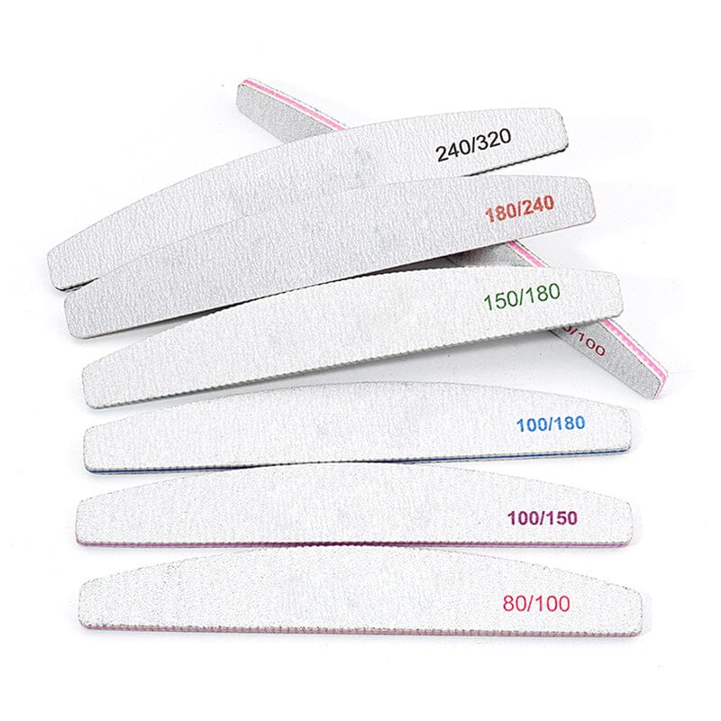 Half-moon Nail File 80/100 Tools & Accessories No Brand 