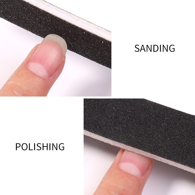 Black Mini Nail File Tools & Accessories No Brand 