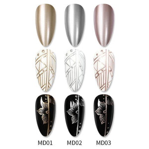 Rosegold Metallic Drawing Gel MD03 5ml Gel Nail Polish BORN PRETTY 