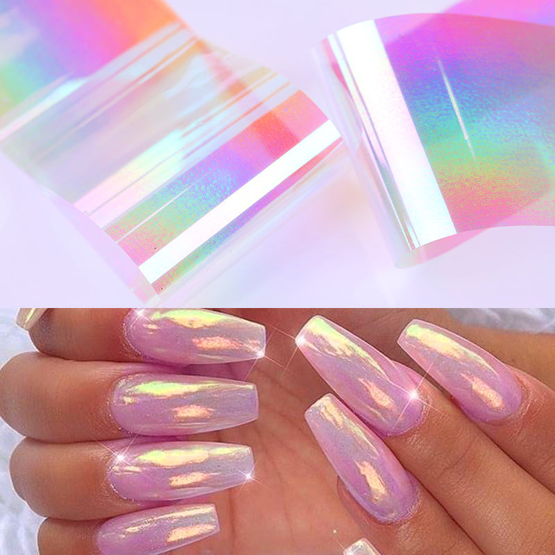 Colorful Nail Foil Transfer Sticker #1041
