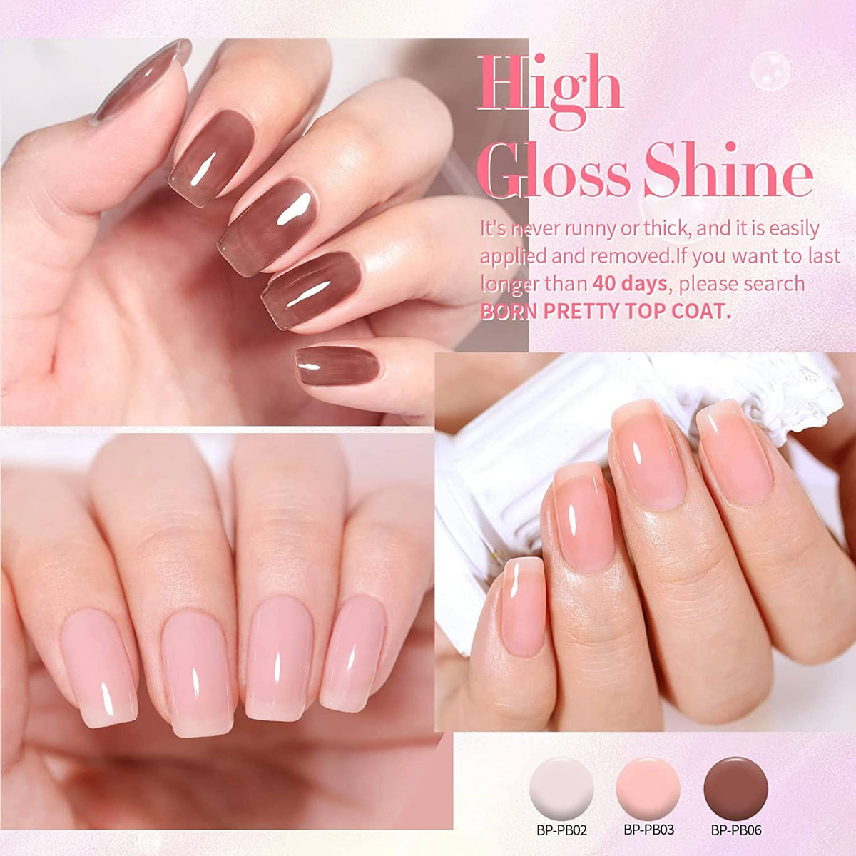 [US ONLY] 21Pcs Jelly Gel Polish Set Kits & Bundles BORN PRETTY 