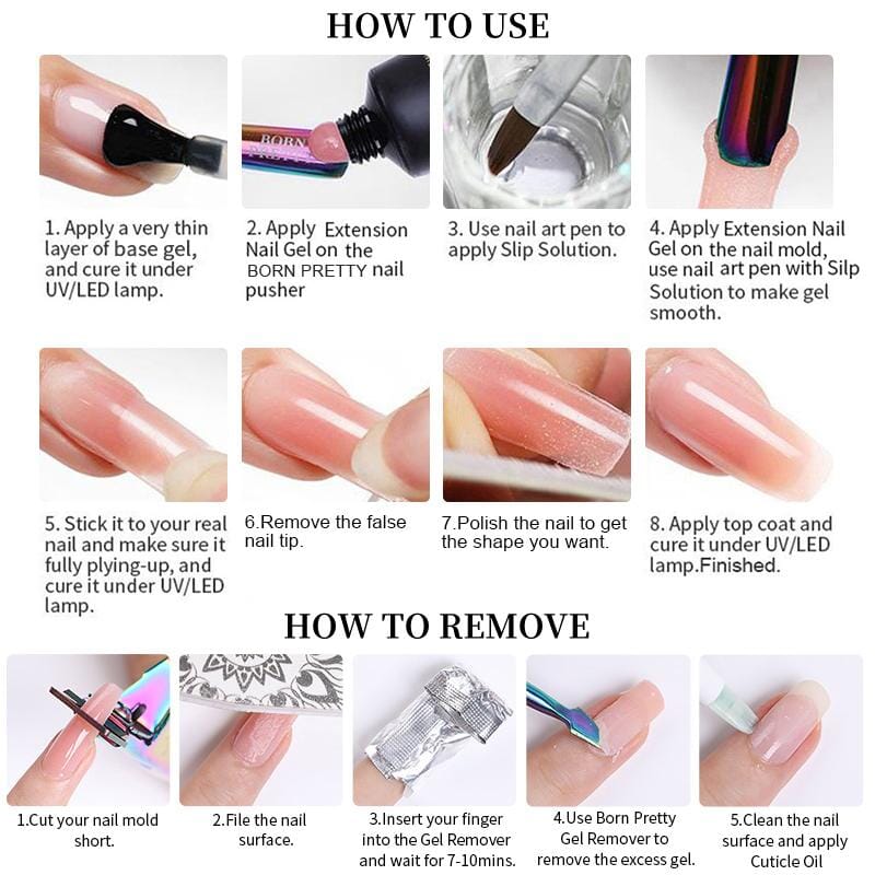 Extension Nail Gel 30ml Gel Nail Polish BORN PRETTY 