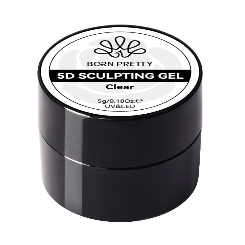Clear 5D Sculpting Gel 5g HEMA/TPO FREE Gel Nail Polish BORN PRETTY 
