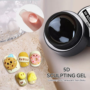 Clear 5D Sculpting Gel 5g HEMA/TPO FREE Gel Nail Polish BORN PRETTY 