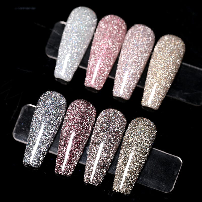 Glitter Reflective Gel UR-126 7.5ml Gel Nail Polish UR SUGAR 