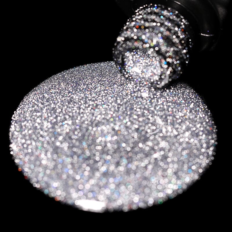Glitter Reflective Gel UR-123 7.5ml Gel Nail Polish UR SUGAR 
