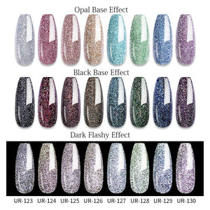 Glitter Reflective Gel UR-126 7.5ml Gel Nail Polish UR SUGAR 