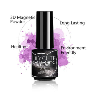 Cat Magnetic Gel LC-001 7ml Gel Nail Polish LILYCUTE 