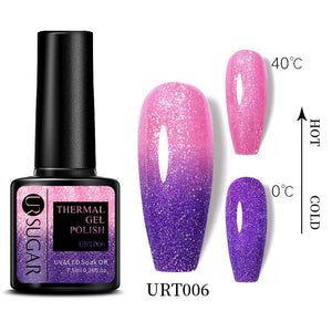 Thermal Nail Gel Polish 7.5ml Gel Nail Polish UR SUGAR URT006 