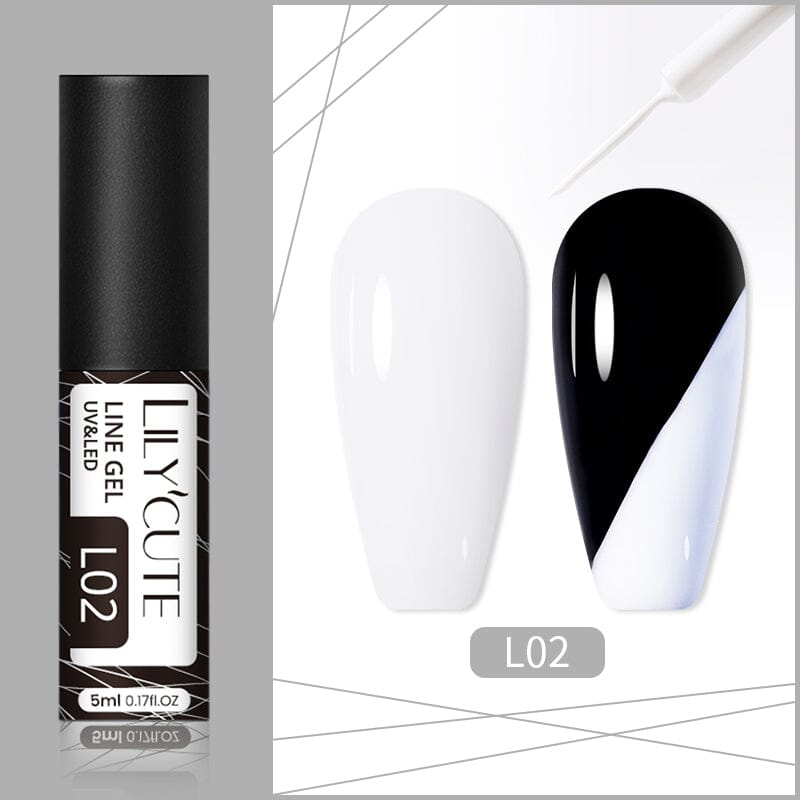 Line Nail Gel 5ml Gel Nail Polish LILYCUTE L02 