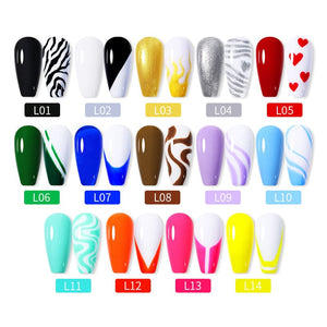 Line Nail Gel 5ml Gel Nail Polish LILYCUTE 