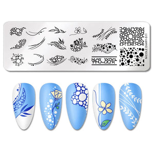 Stamping Plate NICOLE DIARY-S11 Nail Art NICOLE DIARY 