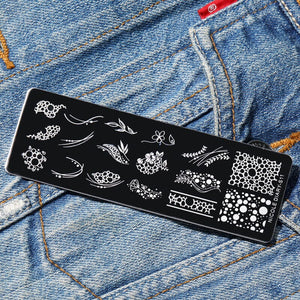 Stamping Plate NICOLE DIARY-S11 Nail Art NICOLE DIARY 