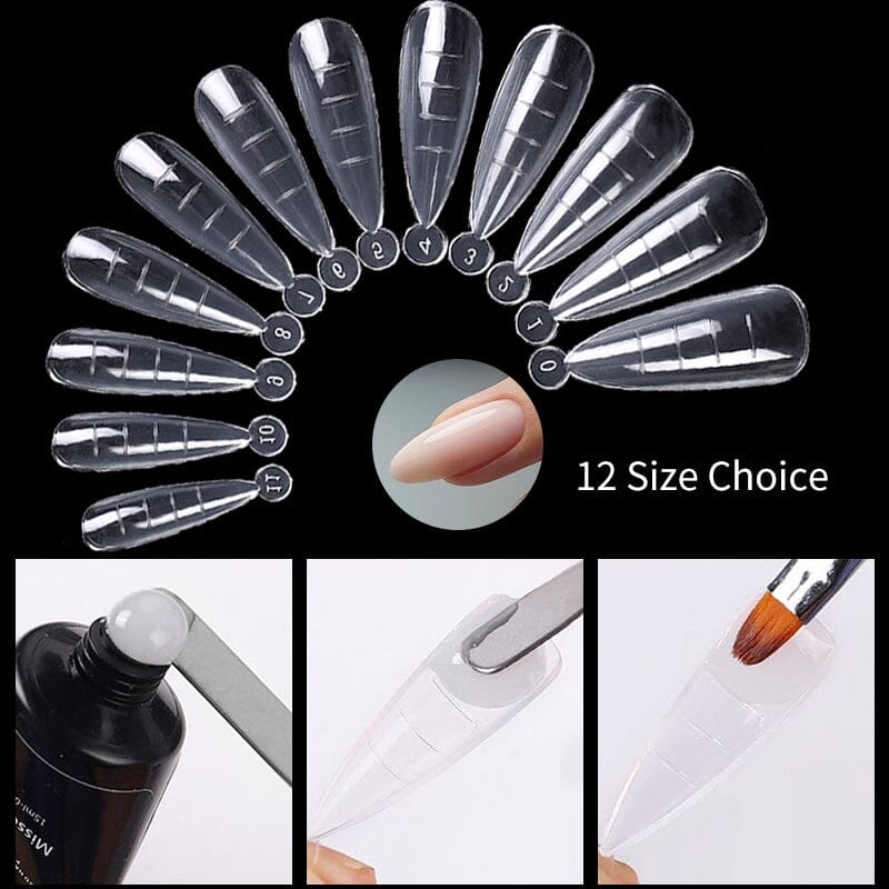 60Pcs Extension False Nail Tips Tools & Accessories BORN PRETTY 