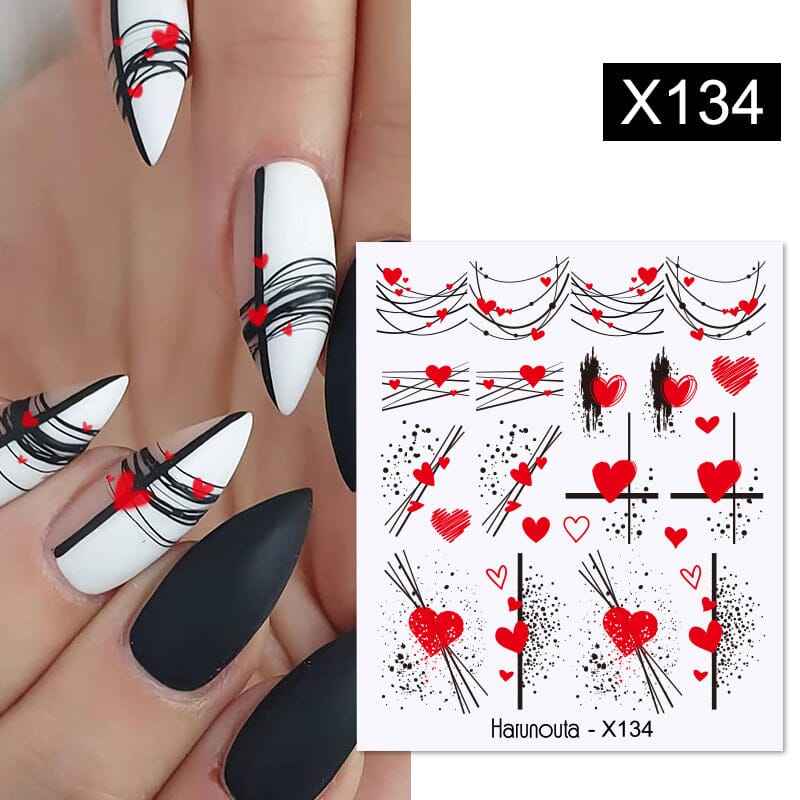 Water Decal X134 Nail Art No Brand 