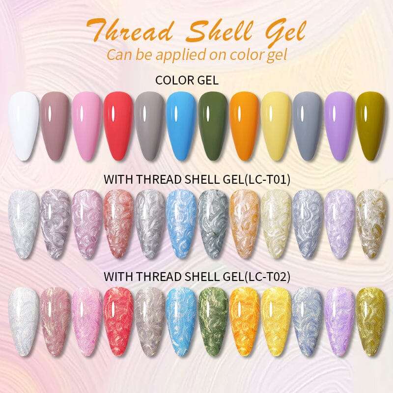 Thread Shell Gel Polish 7ml Gel Nail Polish LILYCUTE 